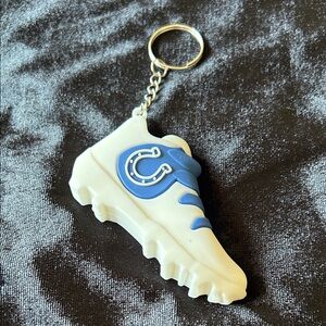 Indianapolis Colts Blue and White Shoe Keychain